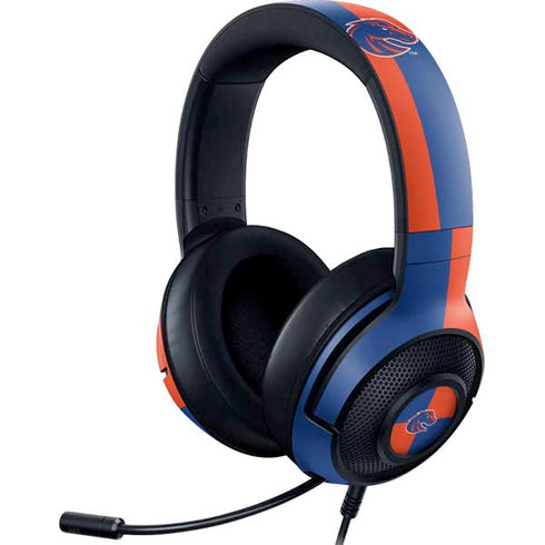 Boise State University Broncos Checkered Razer Kraken X Skin